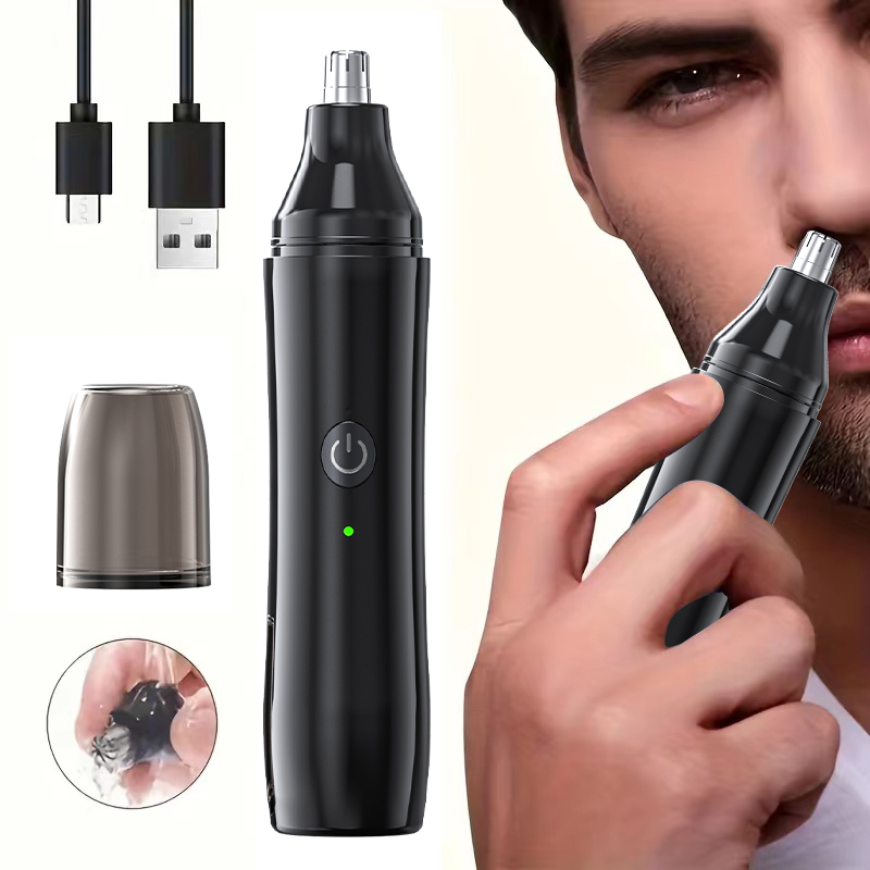 Mens Grooming Tools - 充電式鼻毛トリマーと男性用顔の毛の除去器 鼻毛シェーバー 鼻のクリアランス用 - ポータブルグルーミングツール