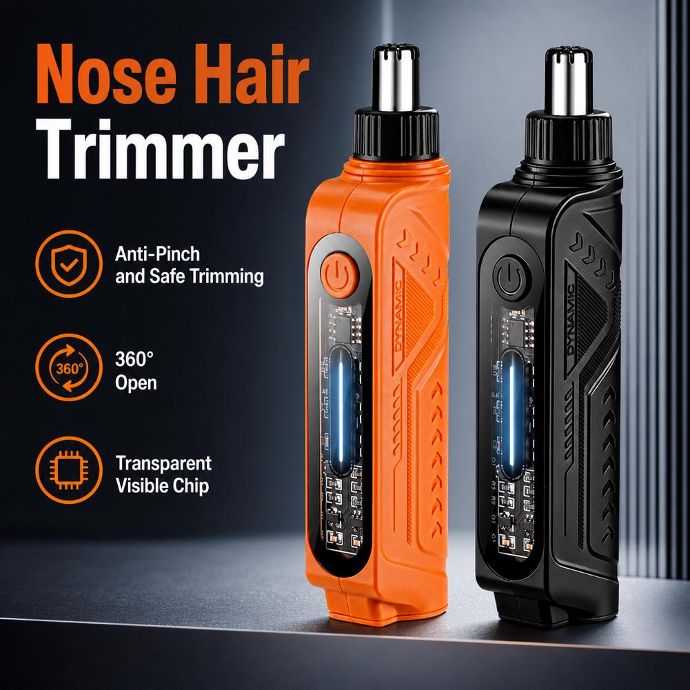 Mens Grooming Tools - 充電式の鼻毛カッターと男性用の顔の毛取り器。鼻腔の毛を取り除くための鼻毛シェーバー。携帯に便利なグルーミングツール。
