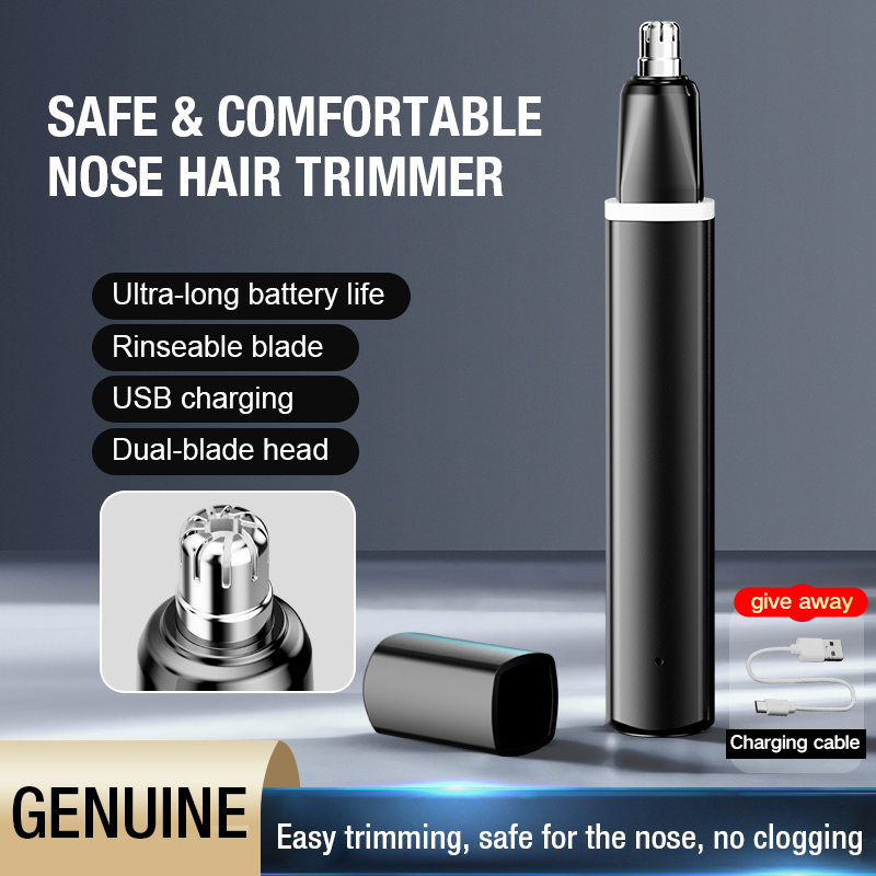 Men'S Grooming Clippers - LED 鼻毛トリマー 新モデル ポータブル 男性と女性向け Type-C