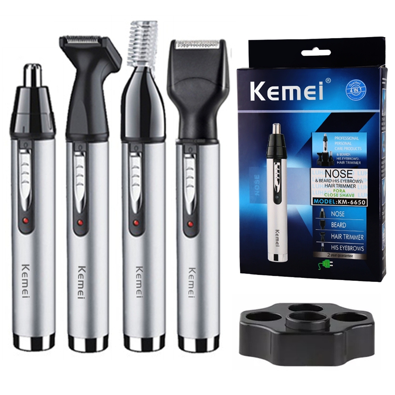 Men'S Grooming Nose And Ear - Kemei 充電式オールインワンヘアトリマー男性/女性用グルーミングキット電動ひげトリマー顔、体、眉毛、鼻、耳トリマー