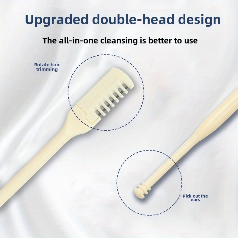 Men'S Grooming Nose And Ear - 6個入り鼻毛耳毛トリマーセット、男性用ポータブルデュアルヘッド手動グルーミングツール、パーソナルケア必需品