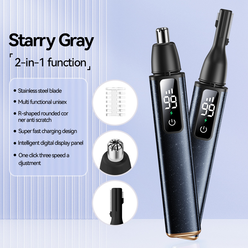 電気鼻毛トリマー高速モーター脱毛器唇眉毛カミソリポータブルク - Men'S Grooming Clippers のレビューと価格