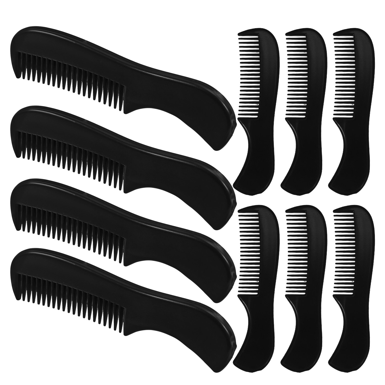 男性用小型ひげ用コーム10個入り。穴あけ不要のデザインで、プ - Mens Grooming Tools のレビューと価格