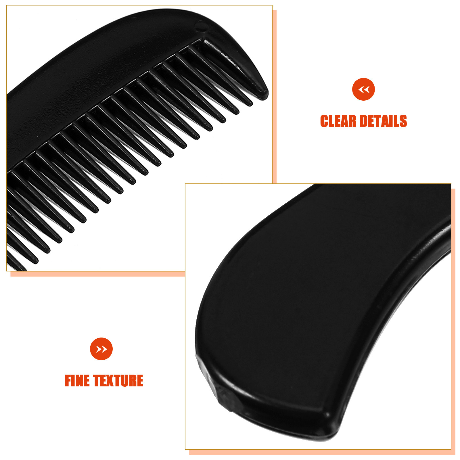 男性用小型ひげ用コーム10個入り。穴あけ不要のデザインで、プ - Mens Grooming Tools のレビューと価格