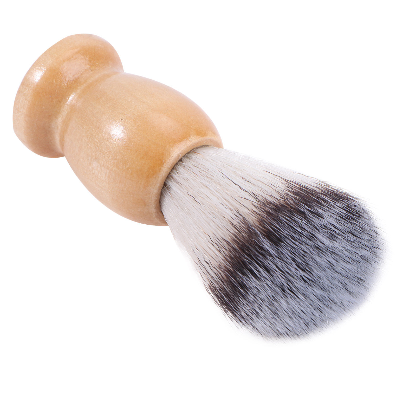 男性用、合成ナイロン製の毛を使用した、木製のハンドルが付いた - Mens Grooming Tools のレビューと価格