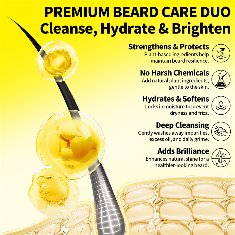 男性用ひげ油キット、ひげ保湿クリーム、ひげを柔らかく強くする - Mens Grooming Tools のレビューと価格
