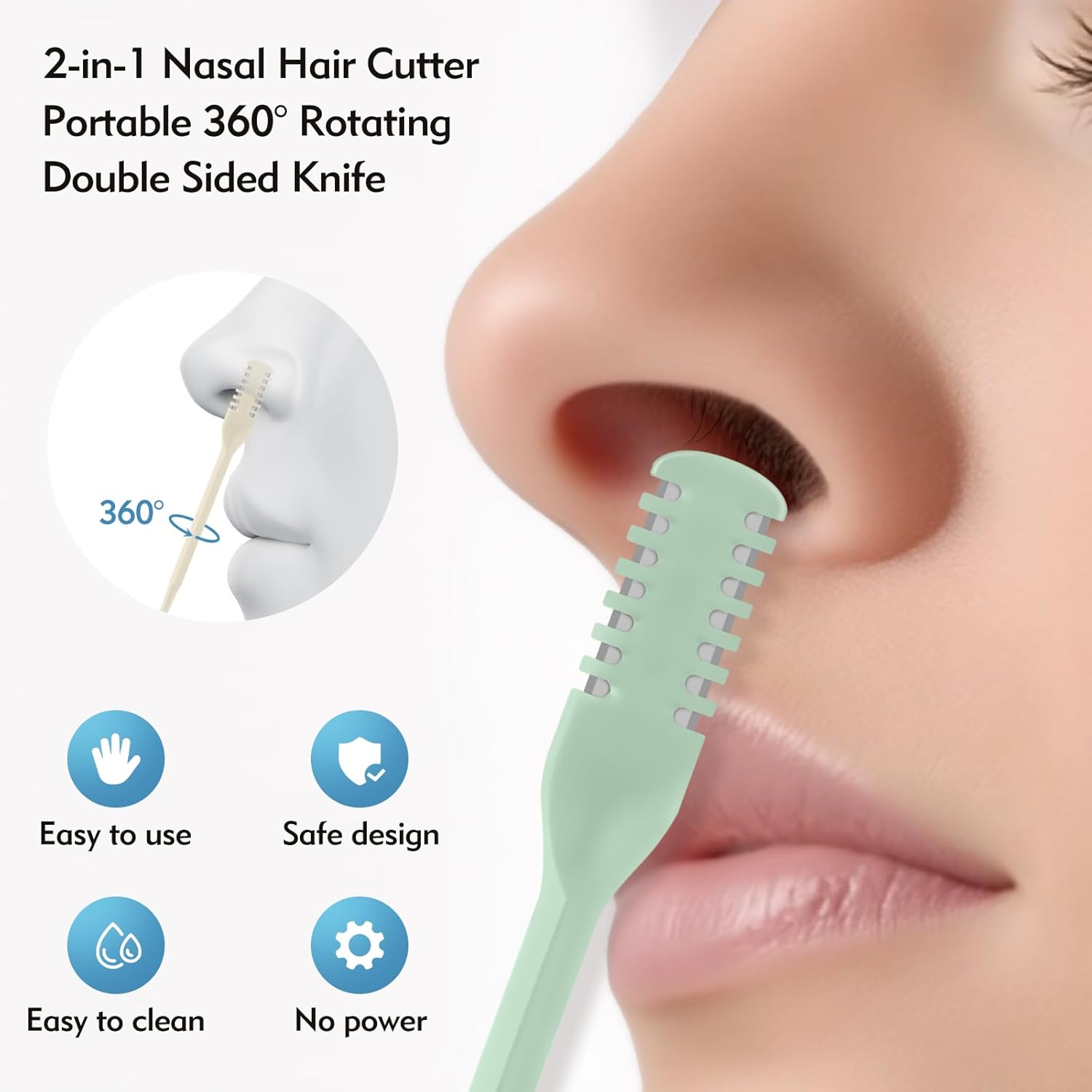 5/20/50個入り 2-in-1 鼻毛カッター、アップグレ - Mens Grooming Tools のレビューと価格