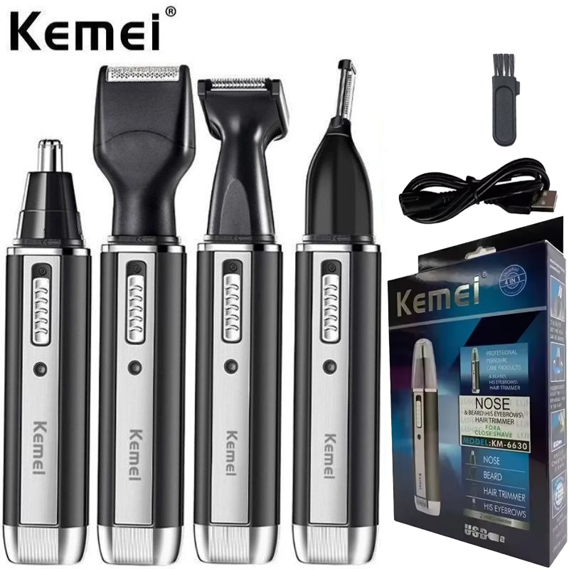 Kemei-6630 鼻毛トリマー 鼻耳クリーナー用 充電式 - Men'S Grooming Nose And Ear のレビューと価格