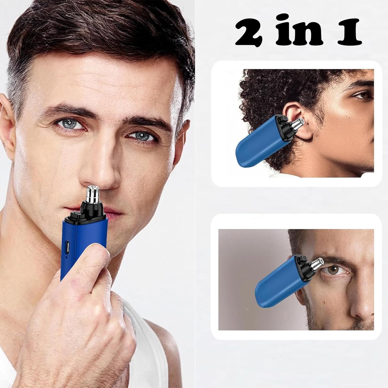 鼻耳毛トリマー USB 充電式男性用電動バリカン急速充電低騒 - Men'S Grooming Clippers のレビューと価格