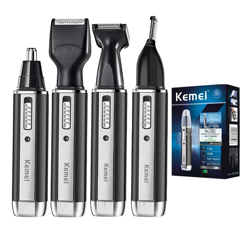 Kemei 充電式電気オールインワンヘアトリマー男性用グルー - Men'S Grooming Nose And Ear のレビューと価格