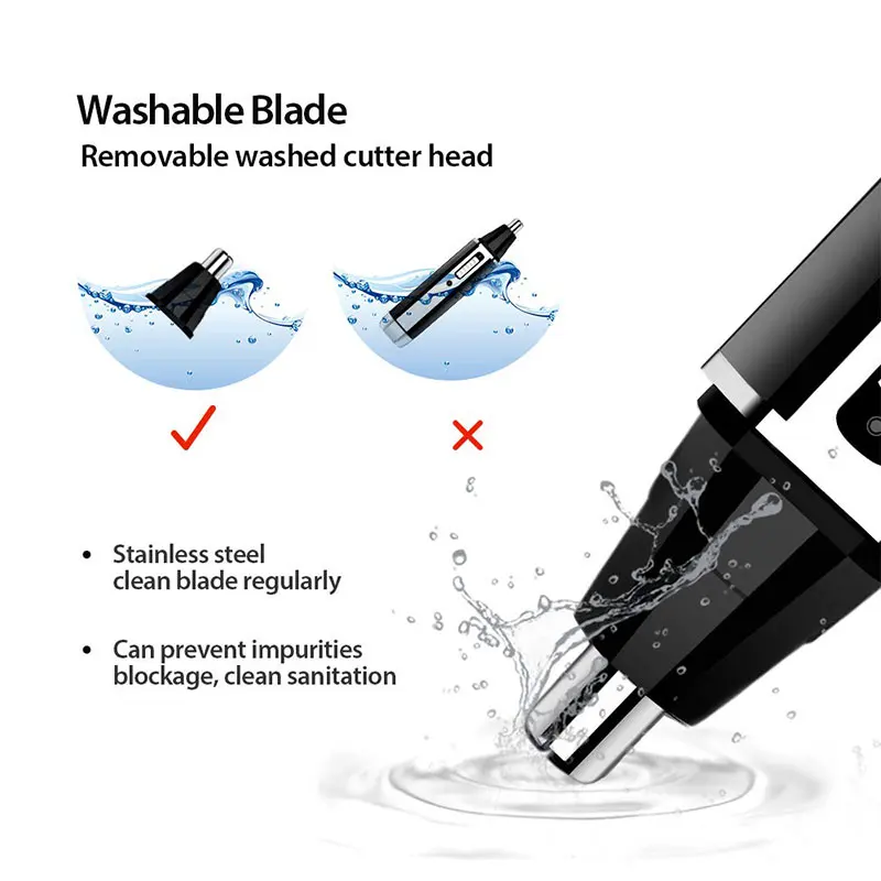 Kemei 充電式電気オールインワンヘアトリマー男性用グルー - Men'S Grooming Nose And Ear のレビューと価格