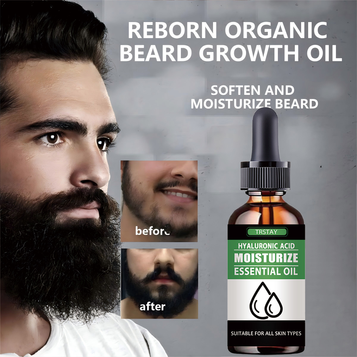 100% 天然加速顔の毛の成長ひげエッセンシャルオイル髪とひ - Men'S Grooming And Skin Care のレビューと価格