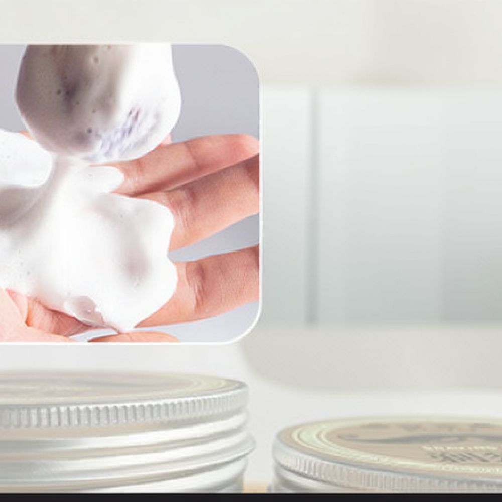 KGYQ 男性用ひげ剃り石鹸クリーム。天然成分配合で、肌を柔 - Men'S Grooming And Skin Care のレビューと価格
