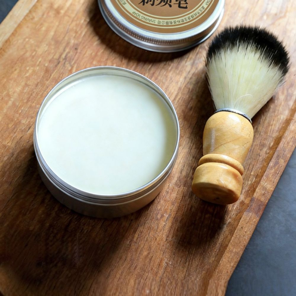 KGYQ 男性用ひげ剃り石鹸クリーム。天然成分配合で、肌を柔 - Men'S Grooming And Skin Care のレビューと価格