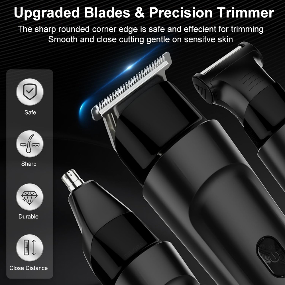 電動ヘアトリマークリッパー男性用多機能5 in 1充電式トリ - Men'S Grooming Nose And Ear のレビューと価格