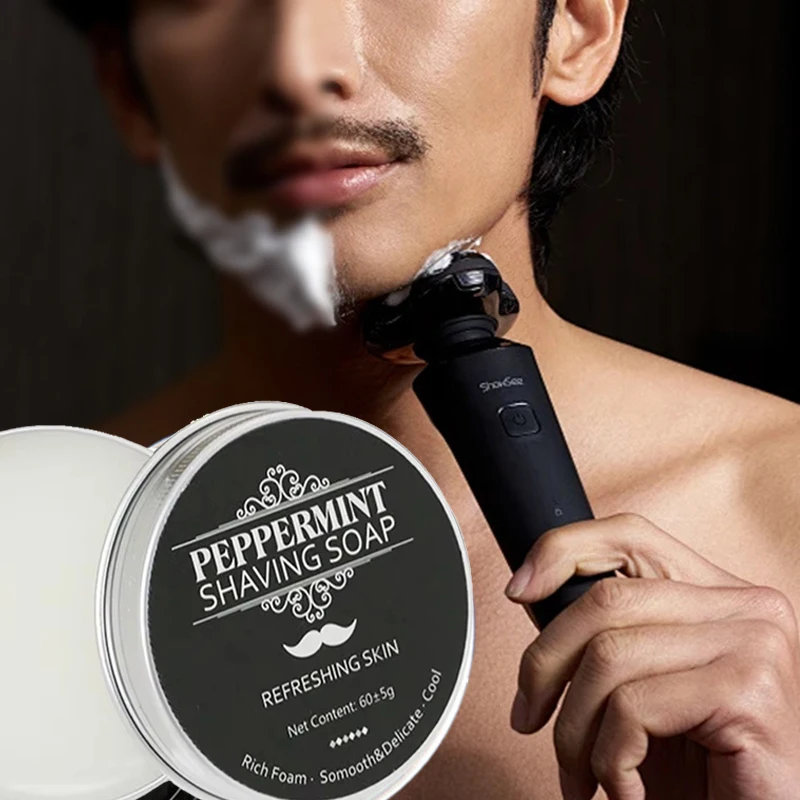 ペパーミントシェービングソープ 60g メンズシェービングソ - Men'S Grooming And Skin Care のレビューと価格