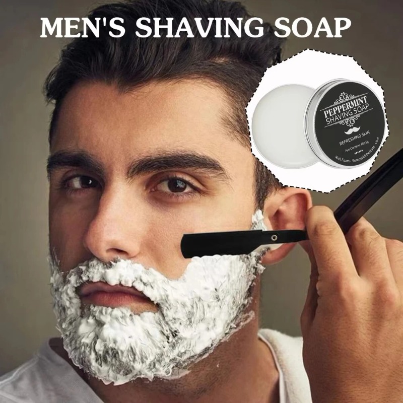 ペパーミントシェービングソープ 60g メンズシェービングソ - Men'S Grooming And Skin Care のレビューと価格