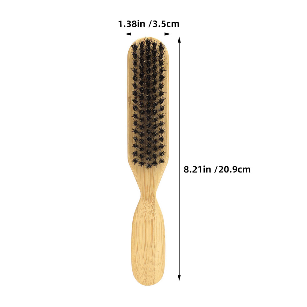 猪毛の髭ブラシ 男性用 口ひげグルーミングツール 木製ハンド - Mens Grooming Tools のレビューと価格