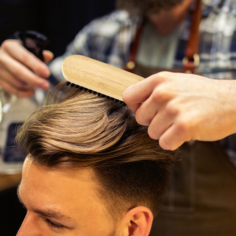 猪毛の髭ブラシ 男性用 口ひげグルーミングツール 木製ハンド - Mens Grooming Tools のレビューと価格
