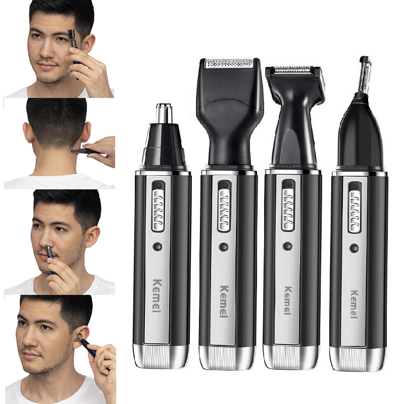 Kemei 充電式電動オールインワンヘアトリマー メンズグル - Men'S Grooming Nose And Ear のレビューと価格