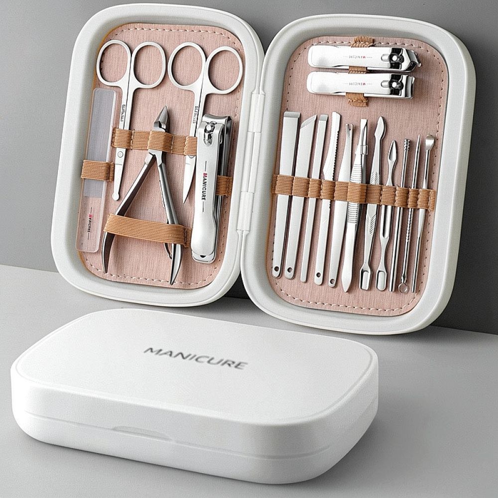 プロ仕様のネイルシザーセット。厚い爪の手入れに最適なステンレ - Nail Care Kit Mens のレビューと価格
