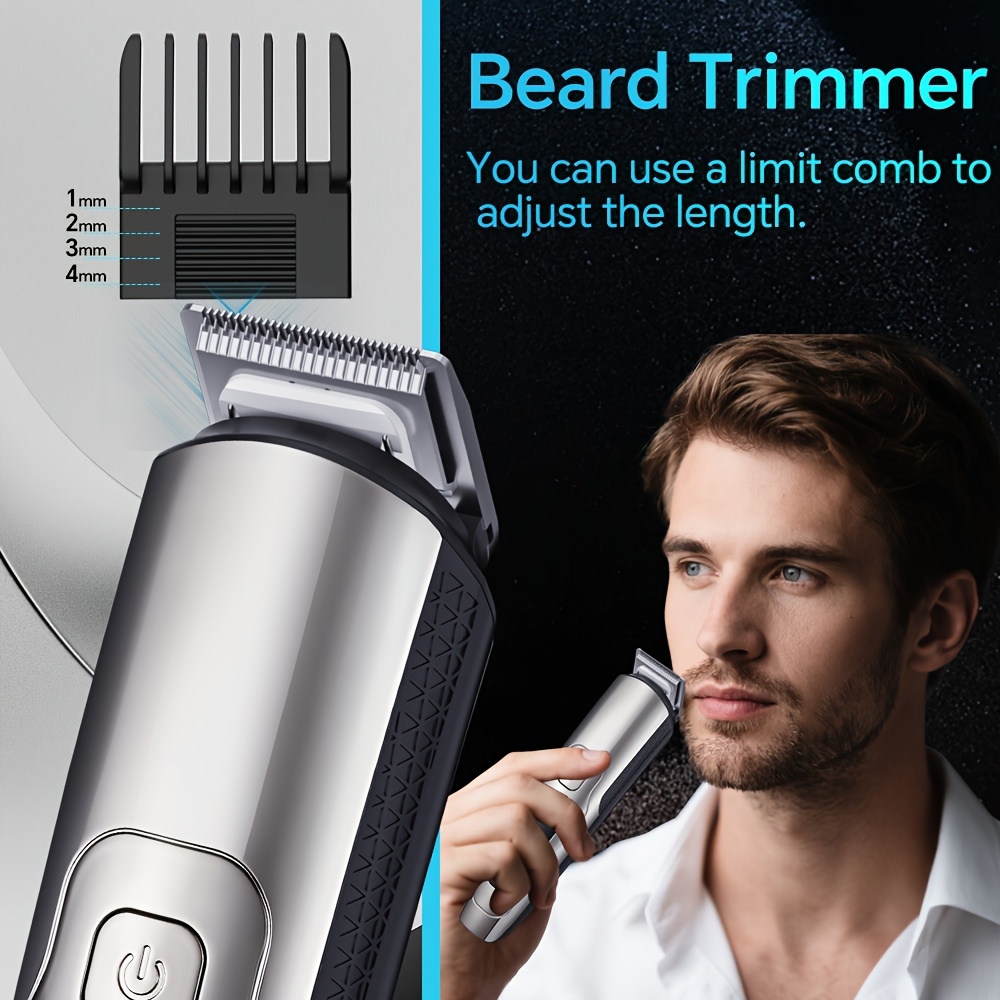 6 in 1 メンズ電動髭トリマー コードレスヘアクリッパー - Men'S Grooming Nose And Ear のレビューと価格