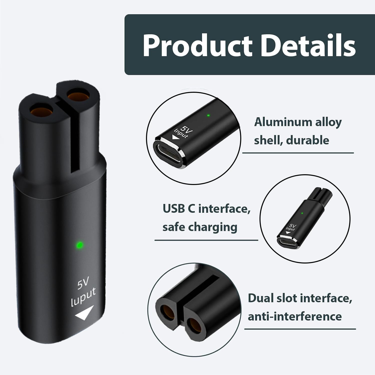 5V 15V USB Type C充電アダプター フィリップ - Men'S Grooming Clippers のレビューと価格