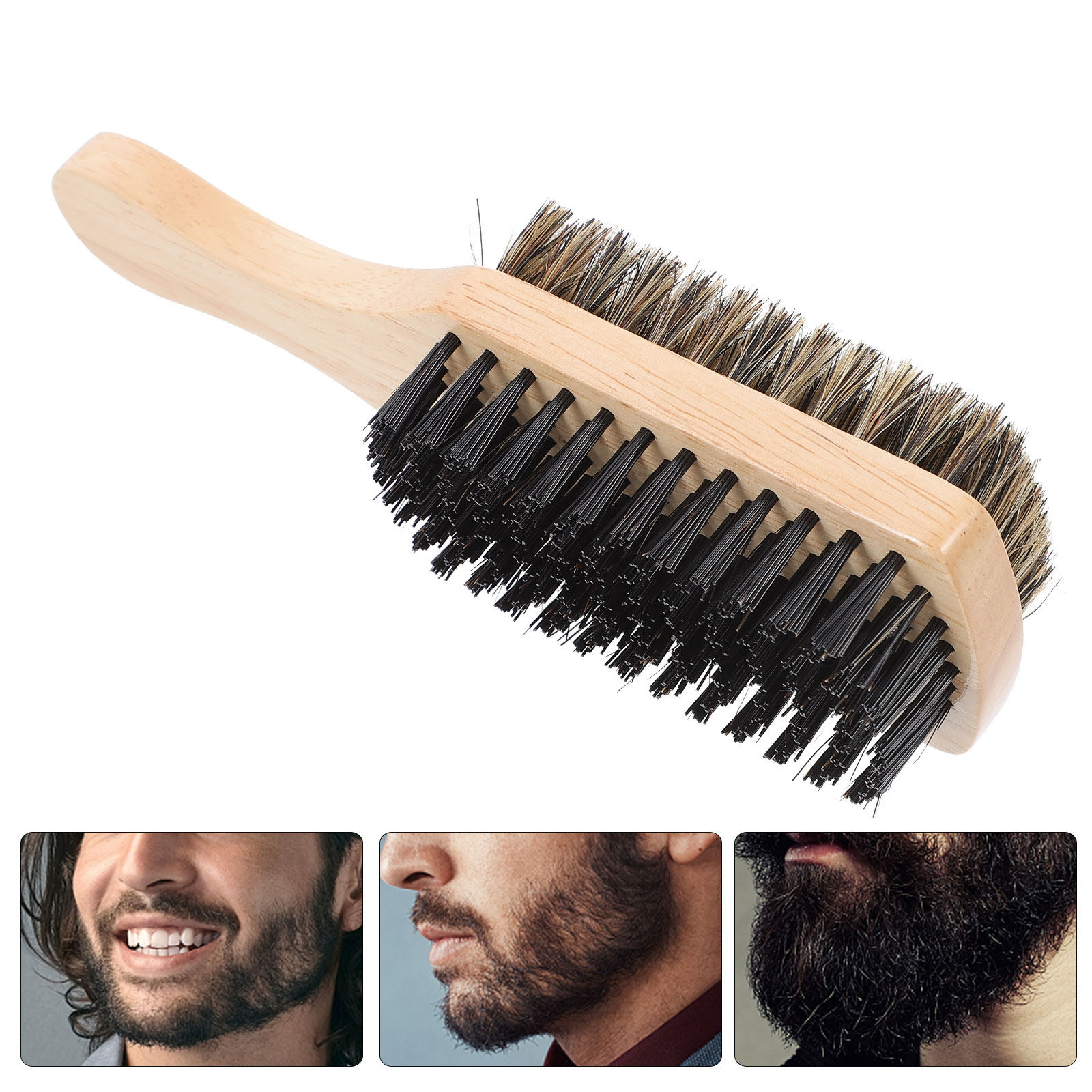 1個入り、レトロなデザインのオイルヘッド用ひげブラシ。密生し - Men'S Grooming And Skin Care のレビューと価格