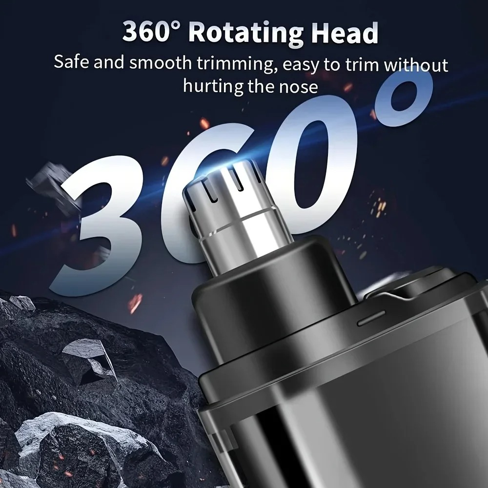 男性用鼻耳毛トリマー USB急速充電 ポータブル コンパクト - Mens Grooming Tools のレビューと価格